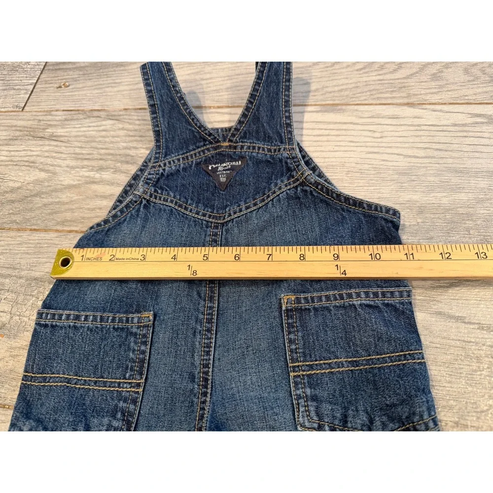 Oshkosh‎ B'gosh 12 Months Baby Denim Overalls Bibs Jeans Vestbak Boys Girls